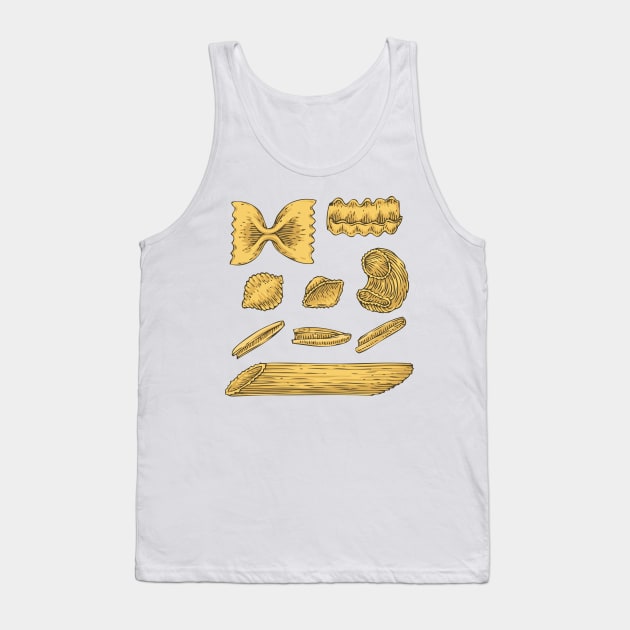 Pasta Tank Top by deepfuze